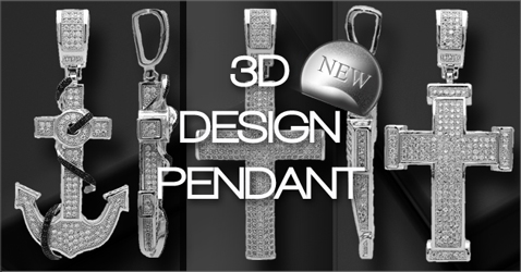最新３Dデザインのシルバーペンダントが登場！アメリカの新しいムーブメントとなりえるニューデザインを手に入れよう！