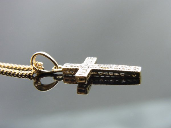 画像3: AQUAMASTERコレクション 14Kイエローゴールド ダイヤモンド0.10ct ペンダント18金 ネックレスペンダントチェーンセット 18金 ネックレス※チェーン長さ40cm.45cm.50cmからお選び頂けます (3)