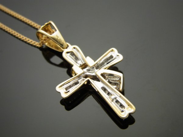 画像3: AQUAMASTERコレクション 14Kイエローゴールド ダイヤモンド0.21ct ペンダント (3)