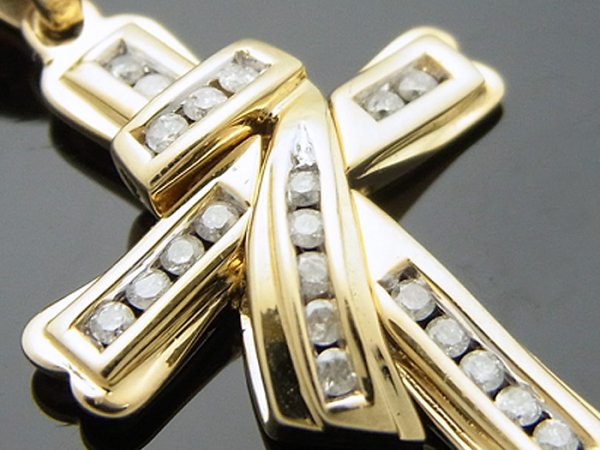 画像2: AQUAMASTERコレクション 14Kイエローゴールド ダイヤモンド0.21ct ペンダント (2)