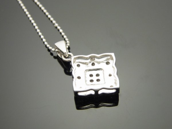 画像3: Joe Rodeoコレクション 14Kホワイトゴールド ダイヤモンド0.18ct ペンダント※チェーンセットお選びできます  (3)
