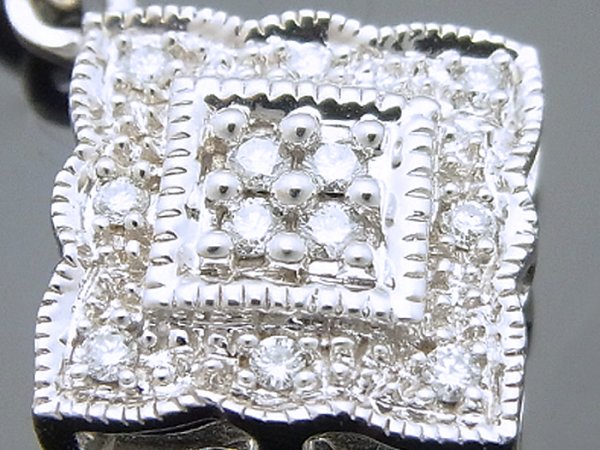 画像2: Joe Rodeoコレクション 14Kホワイトゴールド ダイヤモンド0.18ct ペンダント※チェーンセットお選びできます  (2)