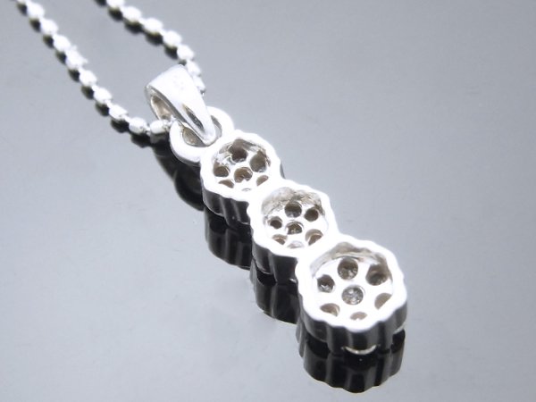 画像3: Joe Rodeoコレクション 14Kホワイトゴールド ダイヤモンド0.40ct ペンダント※チェーンセットお選びできます  (3)