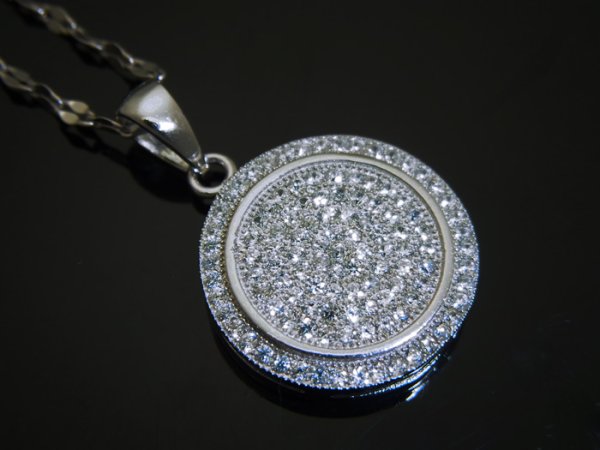 画像4: SVハイクラス　マイクロパヴェ　ペンダント (4)