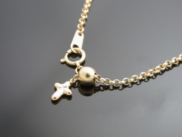 画像4: 18kイエローゴールド  2mm幅 50cm ロールチェーン(ハーフランドチェーン) VALUABLE別注モデル  18金 ネックレス (4)