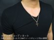 画像5: 10k　イエローゴールド　ブラックダイヤモンド 0.15ct アメリカデザイン　クロスペンダント18金チェーンセット 18k (5)