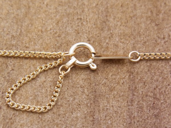 画像2: 18kイエローゴールド  ライトキヘイチェーン 1.2mm幅 40cm (2)