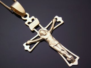 クロスペンダント18金イエローゴールド K18 YG ダイヤモンド クロスペンダント0.50ct 18金 イエロー