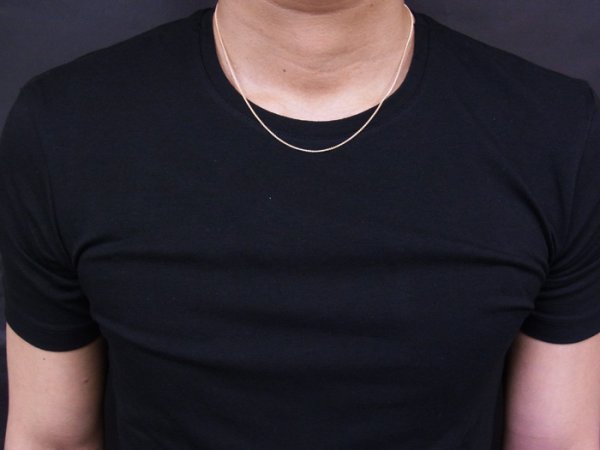 画像3: 18k イエローゴールド マルベリー チェーン  1.4mm幅 50cm  18金 ネックレス (3)