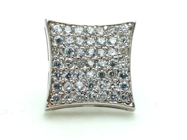 画像2: SV　マイクロパヴェ　Lサイズピアス (2)