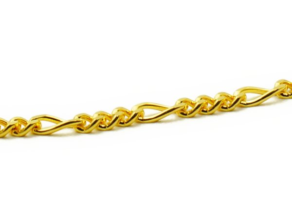 画像2: K18 イエローゴールド　フィガロ　ブレスレット 1.9mm幅　※選べる長さ【18.5cm or 20cm】 (2)