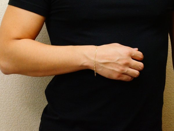 画像4: K18 イエローゴールド　フィガロ　ブレスレット 1.9mm幅　※選べる長さ【18.5cm or 20cm】 (4)