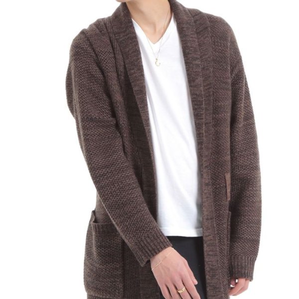 画像6: VJ【ブイジェイ】K18 ホワイト ゴールド メンズ テクスチャー コイン ペンダントチェーンセット※チェーンをお選びいただけます (6)