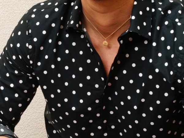 画像5: K18 イエローゴールド バッファロー スカル コイン ペンダント (5)