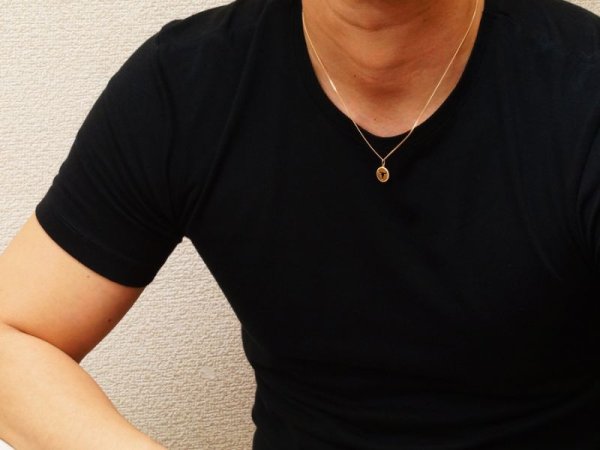 画像6: K18 イエローゴールド バッファロー スカル コイン ペンダント (6)