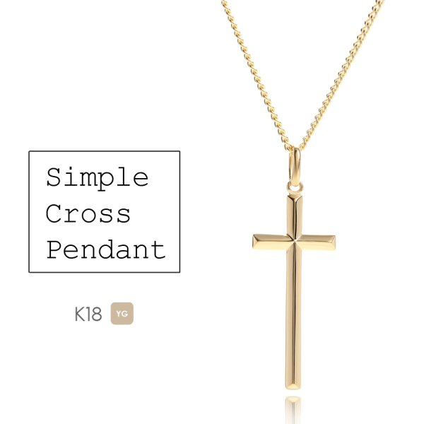 画像4: VJ【ブイジェイ】 K18 イエローゴールド メンズ A.R クロス ペンダント (4)