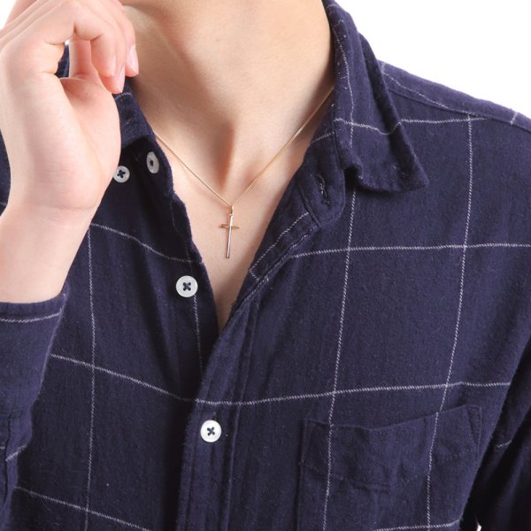 画像10: VJ【ブイジェイ】 K18 イエローゴールド メンズ A.R クロス ペンダント (10)