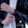 画像13: VJ【ブイジェイ】メンズ K18 イエローゴールド　ビザンチンバングル【受注製作/5〜7週間位】※キャンセル不可 (13)