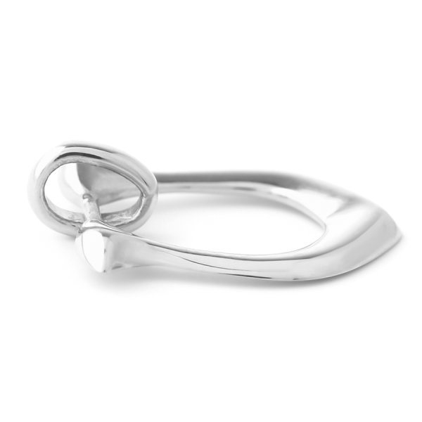 画像10: VJ【ブイジェイ】  K18 ホワイトゴールド ハイポリッシュホースシュー ペンダント (10)