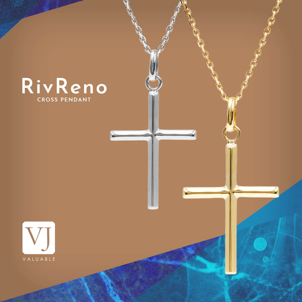 "Riv Reno" Cross Pendant